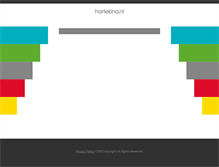 Tablet Screenshot of harlekina.nl